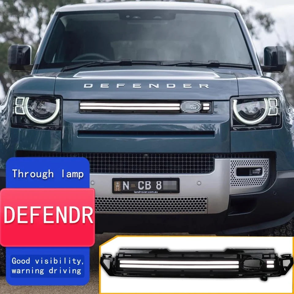 Defender LED grill clear/smoked