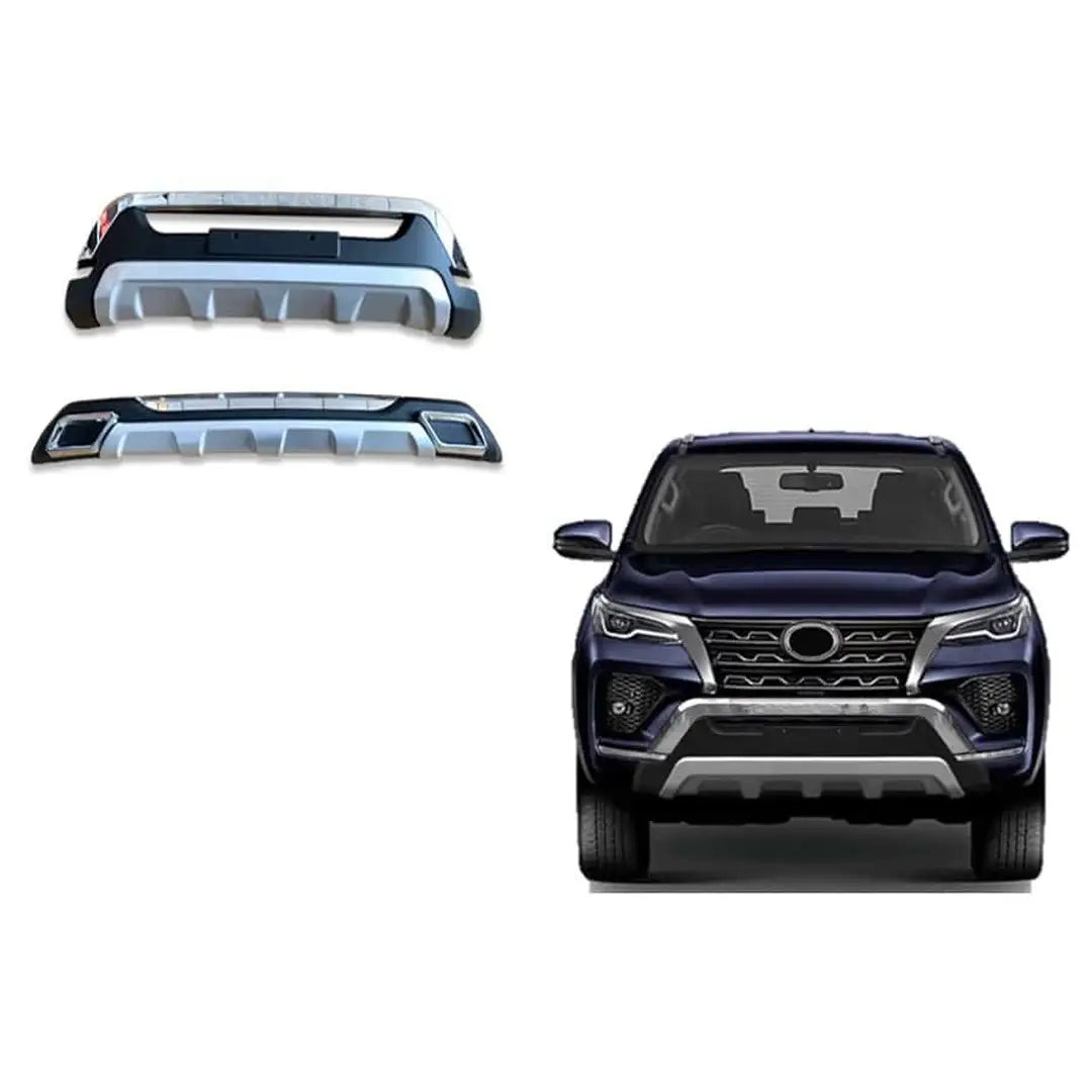 Toyota Fortuner 2021 ABS Guard ( Front + Rear ) Bumper