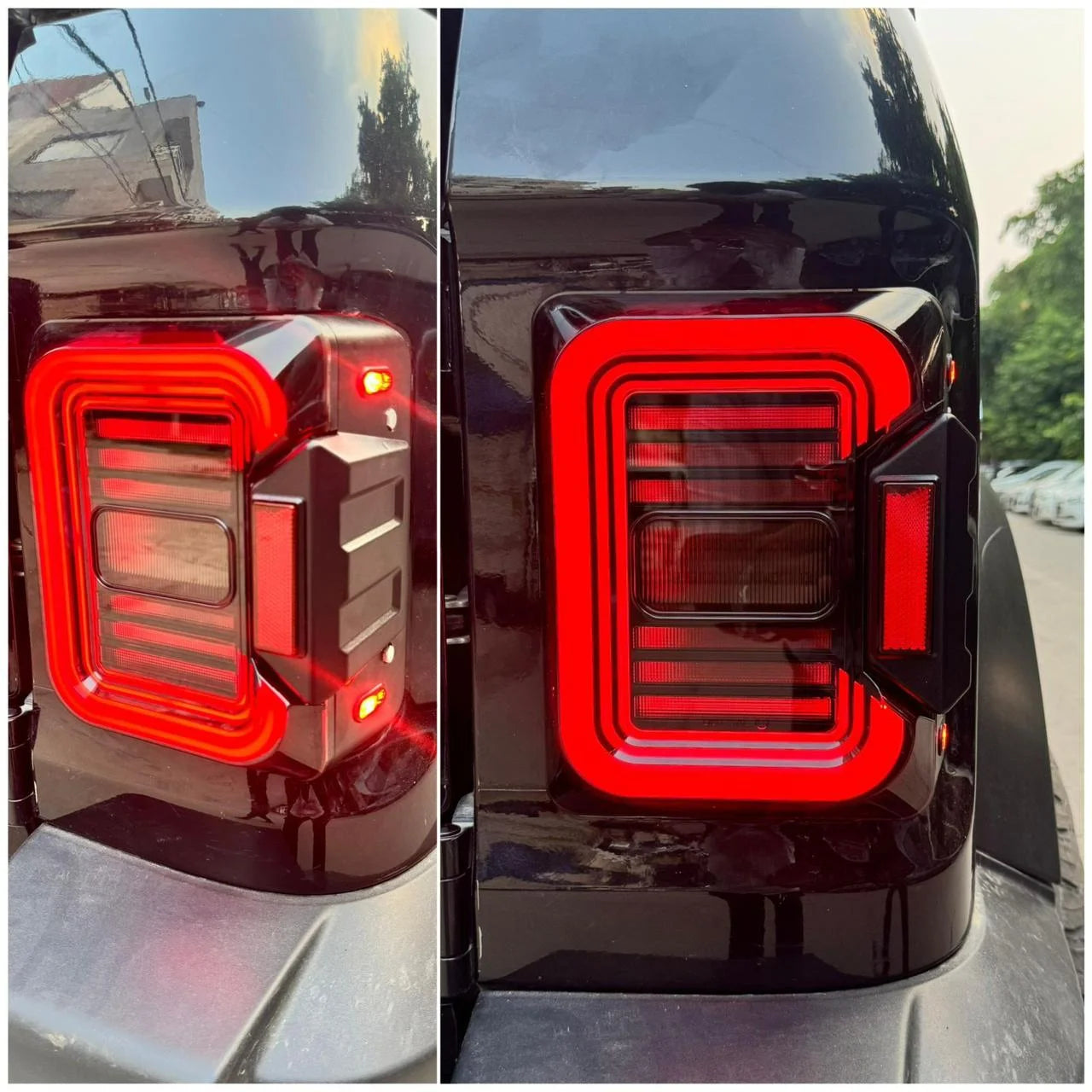 Thar ROXX Wrangler design Tail Lights