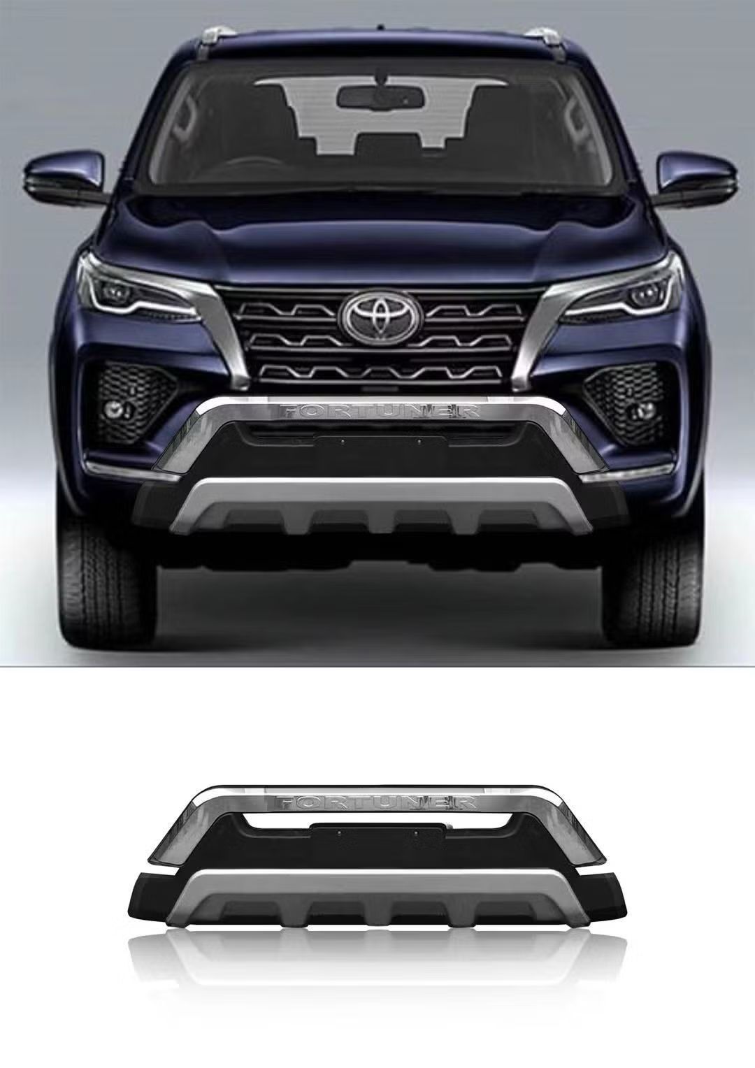 Toyota Fortuner 2021 ABS Guard ( Front + Rear ) Bumper