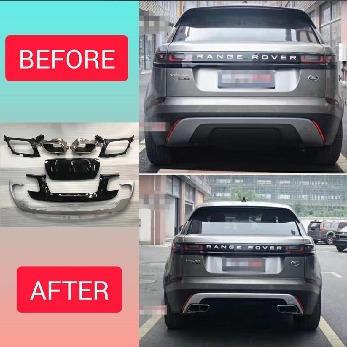 Range Rover Velar SVR rear conversion Body Kit