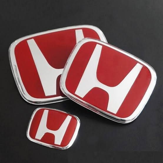 Honda JDM Logo Red Set Of 3