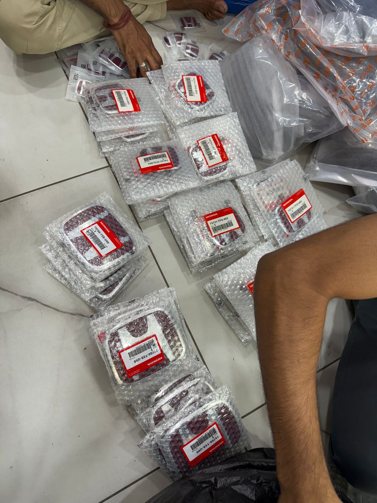 Honda JDM Logo Red Set Of 3