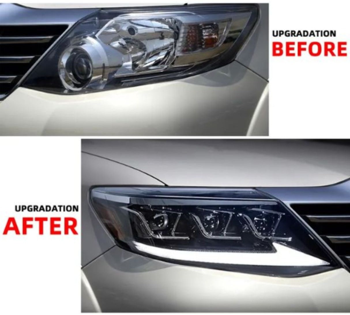 Lexus style headlight for 2012-16 Toyota Fortuner (Type 2)