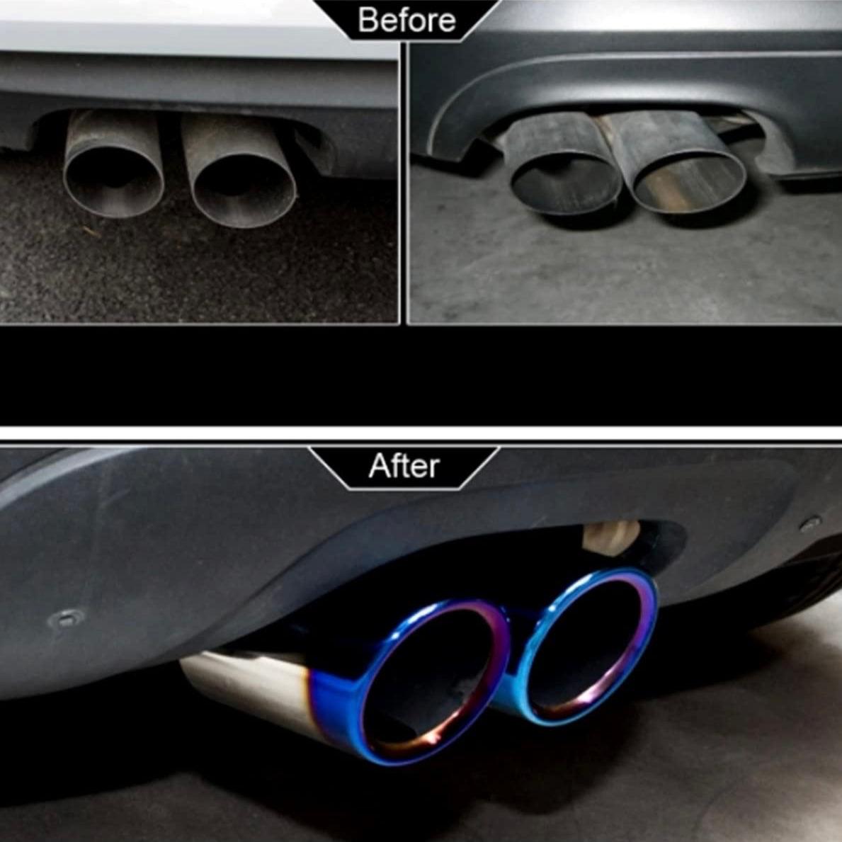 Universal HKS Dual Tip | Exhaust Muffler Dual Tip