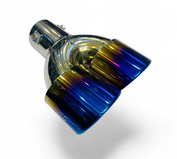 Universal HKS Dual Tip | Exhaust Muffler Dual Tip