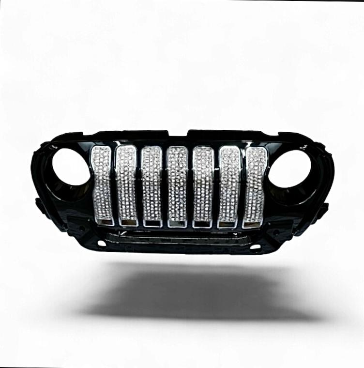 Thar 7 Slot Black Wrangler Style ABS Front Grill
