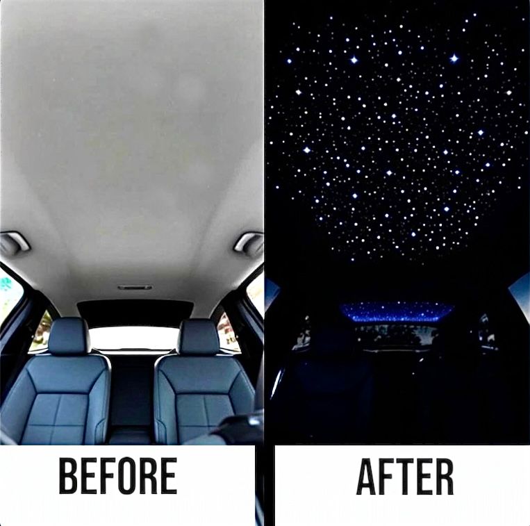 Cardi Star Ceiling Light Kit – 380+100 Fiber Optic LEDs for All Cars
