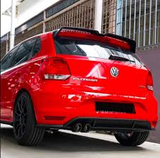 GLOSS BLACK ABS VW POLO Oettinger SPOILER