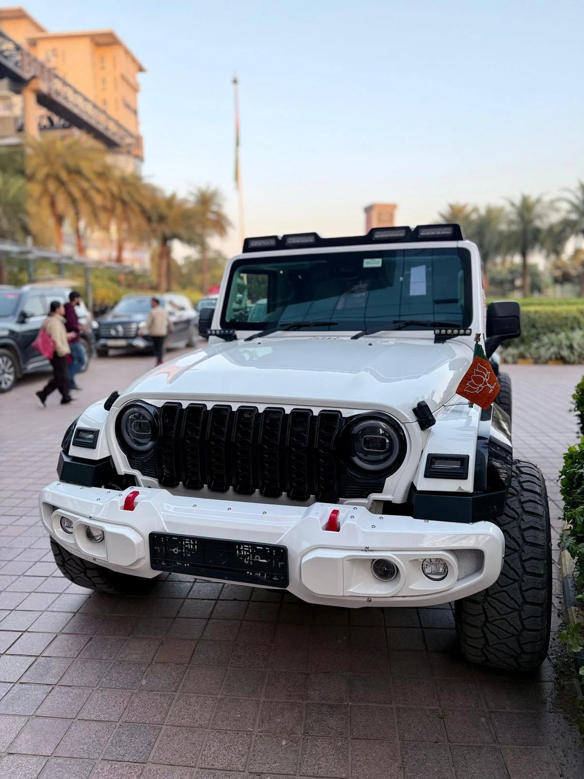 Mahindra Thar ROXX Wrangler Style Imported ABS Grill