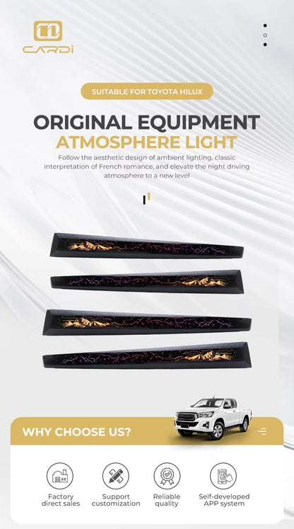 Cardi Ambient Light Kit for Toyota Hilux – Plug & Play LED Interior Lighting