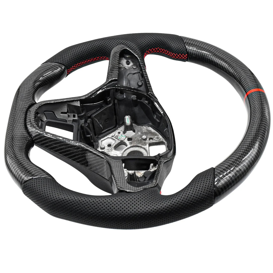 Carbon Fiber Steering Wheel for Volkswagen Virtus Manual