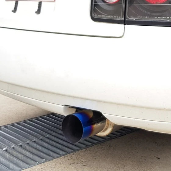 Universal HKS Single Tip Exhaust | Burnt Tip Free Flow Exhaust Muffler