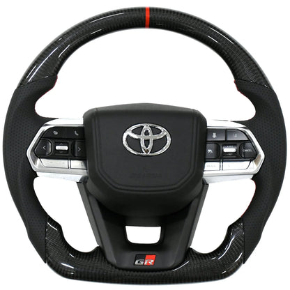 LC300 Steering Wheel Real carbon