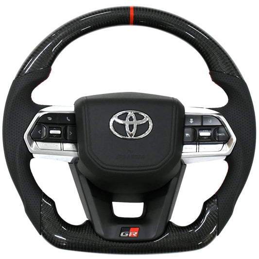 LC300 Steering Wheel Real carbon