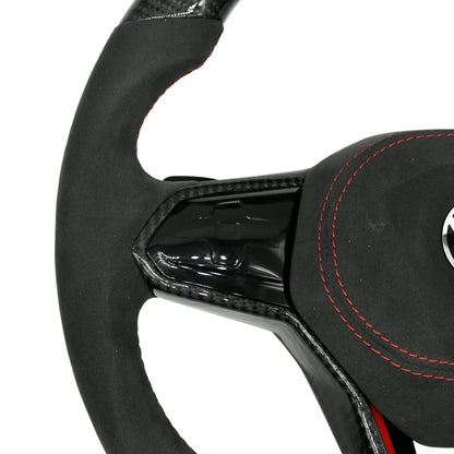 LED Alcantara Steering Wheel for Volkswagen Polo MQB 2014-2023