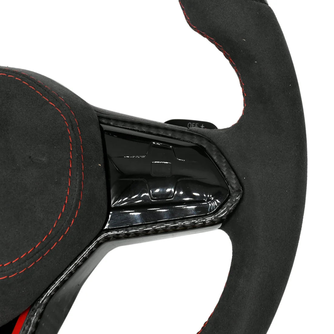 LED Alcantara Steering Wheel for Volkswagen Polo MQB 2014-2023