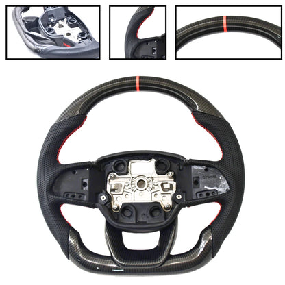 Carbon Fibre Steering Wheel for Mahindra Thar ROXX / Scorpio N And XUV 700