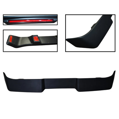 Rear Spoiler Matte Black With Light for Mahindra Thar ROXX