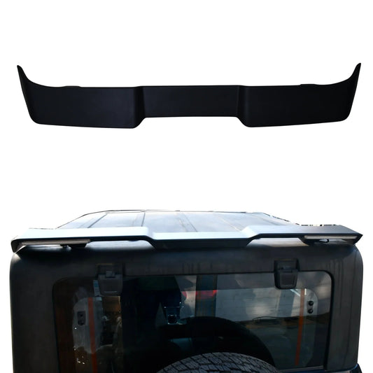 Rear Spoiler Matte Black With Light for Mahindra Thar ROXX
