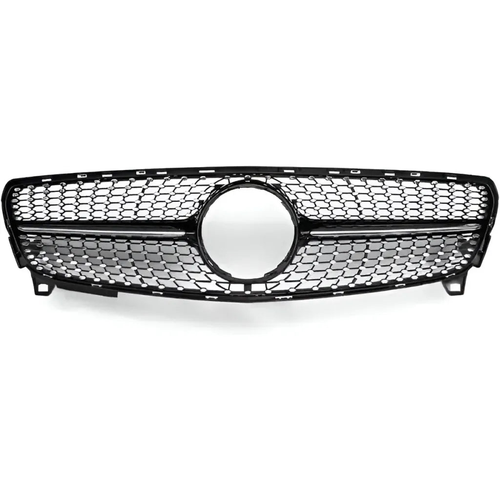 Front Bumper Grill for Mercedes Benz Diamond Silver 2016