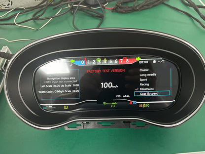 VW Polo/Vento & Skoda Rapid Digital cluster (10.5 inch) 2nd generation