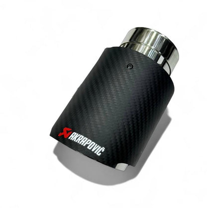 Akrapovic Exhaust Tip | Akra Matt Carbon Single Tip