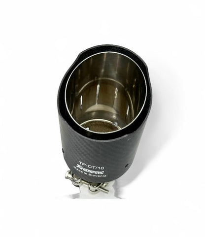 Akrapovic Exhaust Tip | Akra Matt Carbon Single Tip