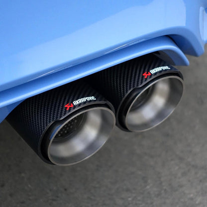 Akrapovic Dual Tip | Akra CF Dual Exhaust Tip