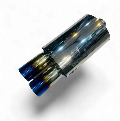 Universal HKS Dual Tip Exhaust | Free Flow Car Muffler