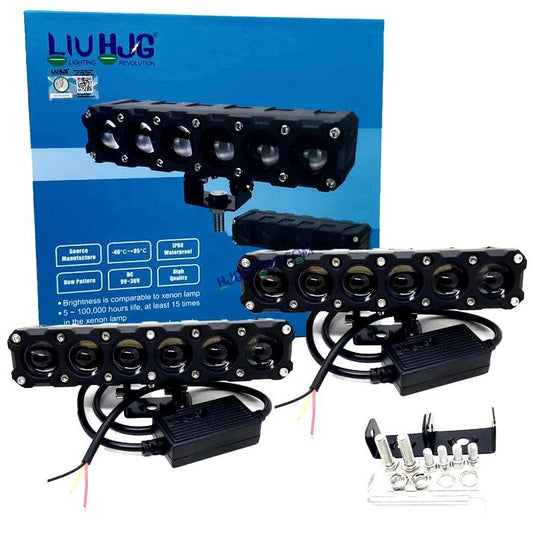 HJG 6 Lens Auxiliary Fog Lights