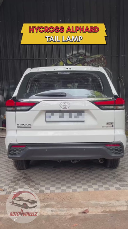 Innova Hycross/NEXA Invicto Alphard style Tail lights