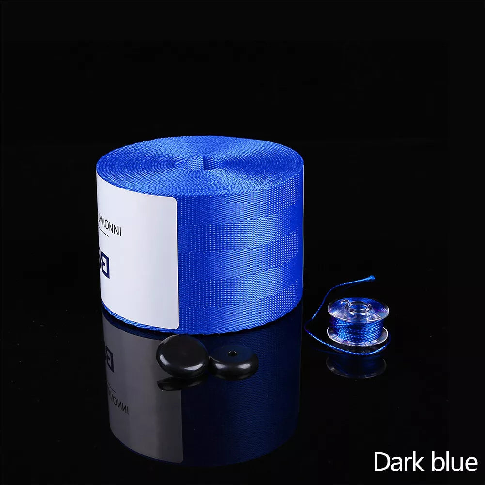 Car Color Seat Belt Replacement Renewal Webbing Racing Belts Straps