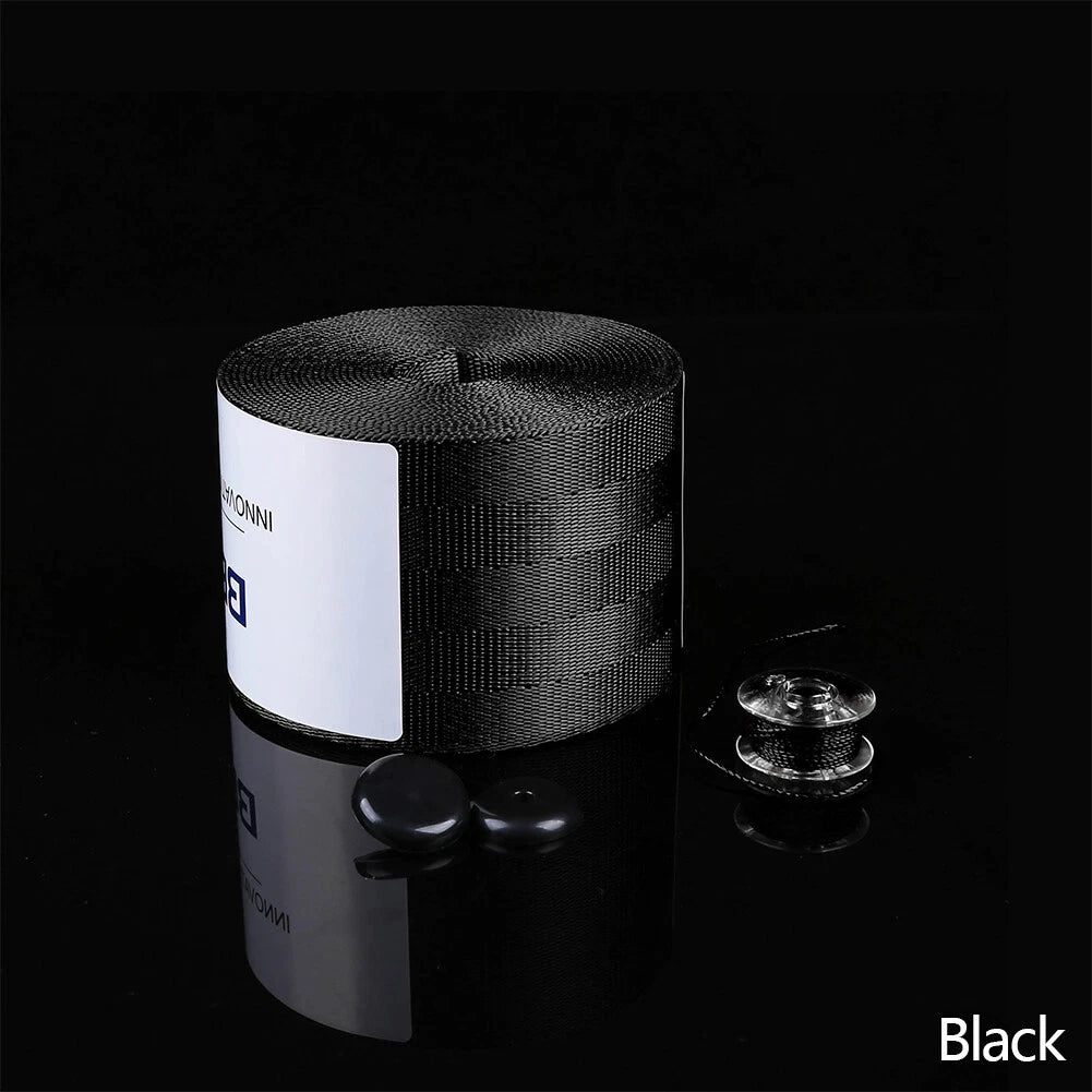 Car Color Seat Belt Replacement Renewal Webbing Racing Belts Straps